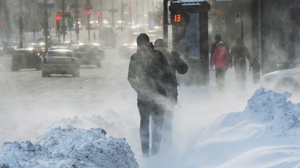 Blowing snow Wednesday, weather advisory issued