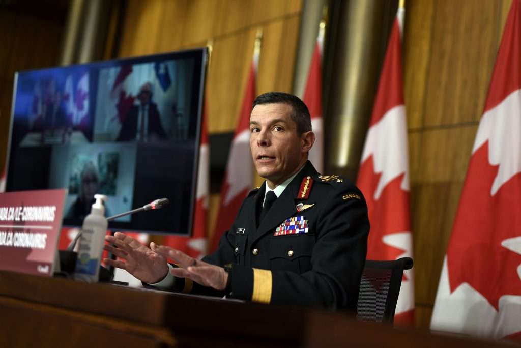 Military head leading Canada's vaccine rollout steps aside due to 'military investigation'