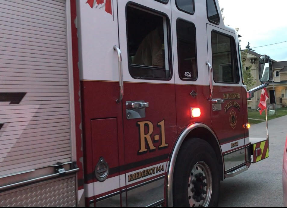 No injuries after house fire downtown Kitchener