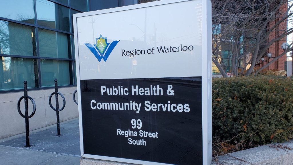 File photo of Region of Waterloo Public Health. (CityNews Kitchener)