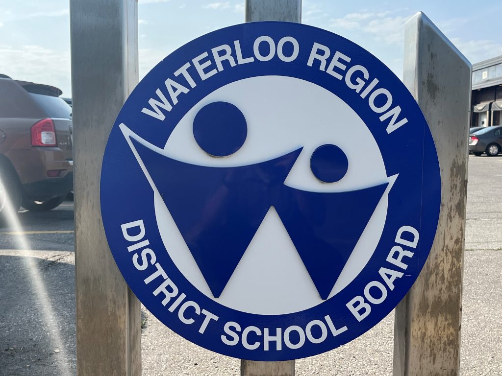 The crest for the Waterloo Region District School Board.