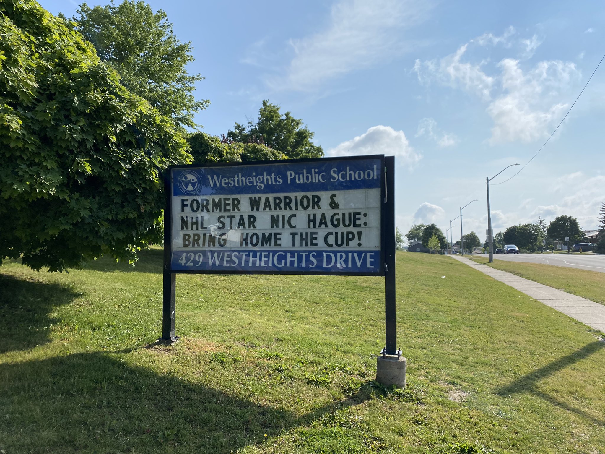 Kitchener's Nicolas Hague celebrated by former school after Stanley Cup