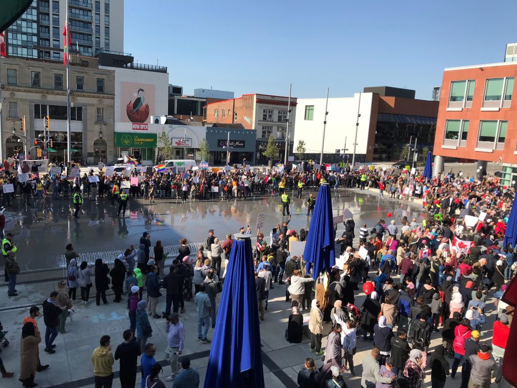 'Hate will not be tolerated': Protesters and counter-protesters set to gather at Kitchener City Hall