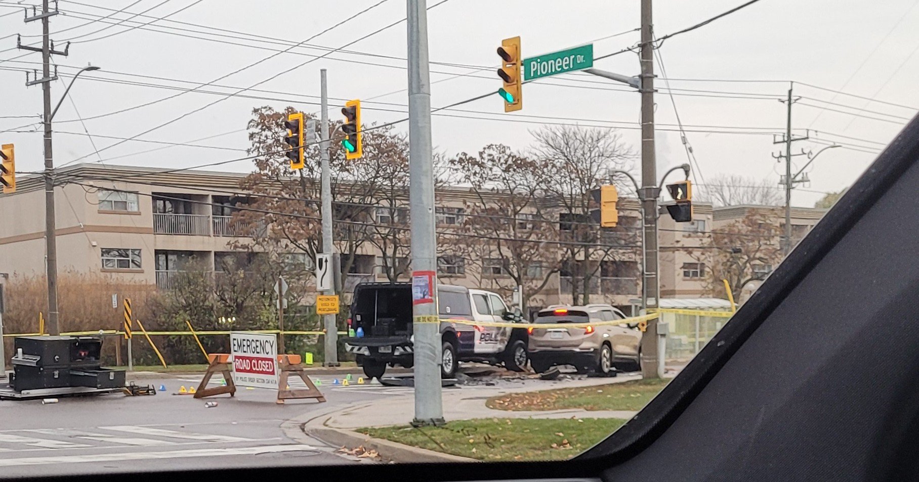 Police investigating multiple collisions near Homer Watson