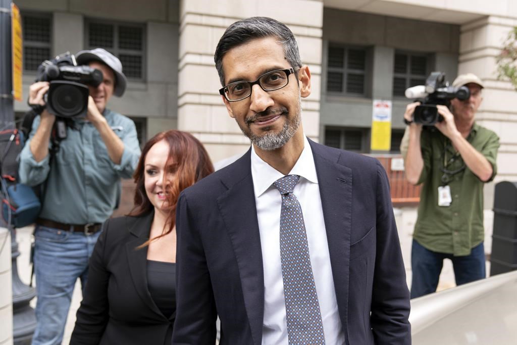 El director ejecutivo de Google, Sundar Pichai, regresa a los tribunales para defender a la empresa de Internet por segunda vez en dos semanas