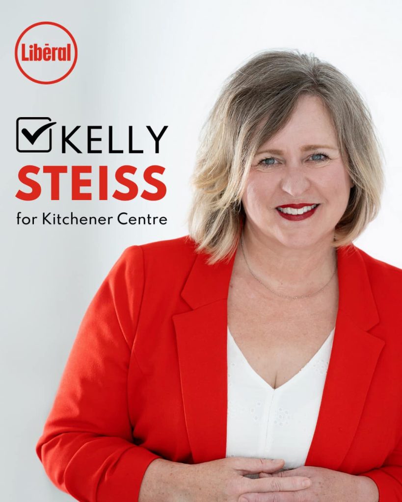 Kelly Steiss is running for Kitchener-Centre MPP in the upcoming by-election.