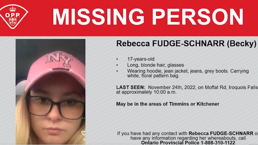 OPP seeking help finding teenage girl missing for a year