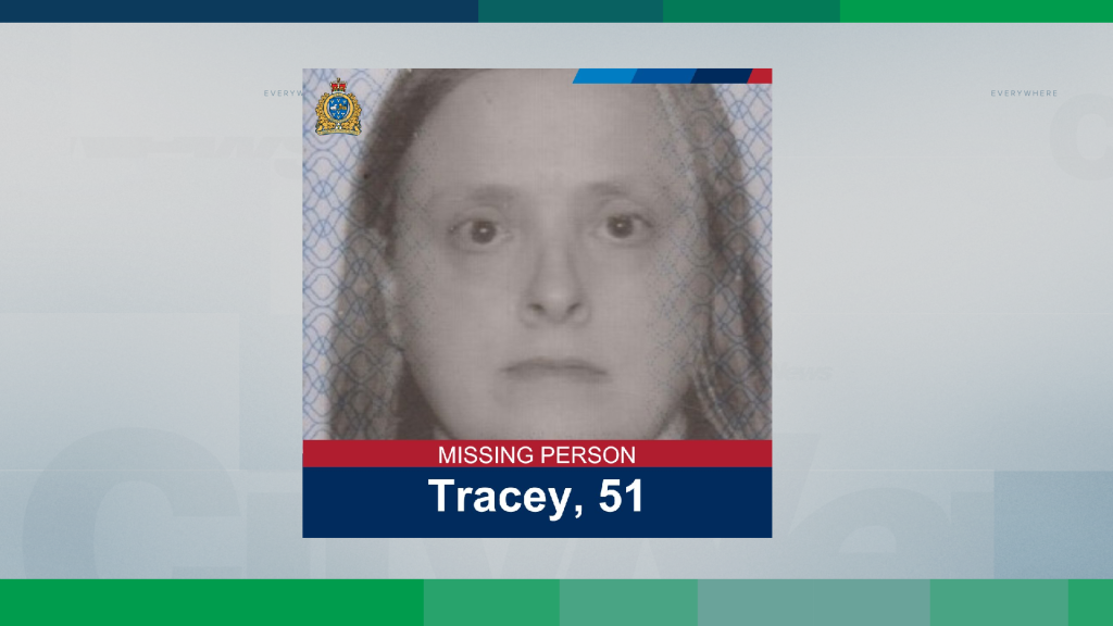 Police provided photo of Tracey, last seen on Tuesday morning in Waterloo.