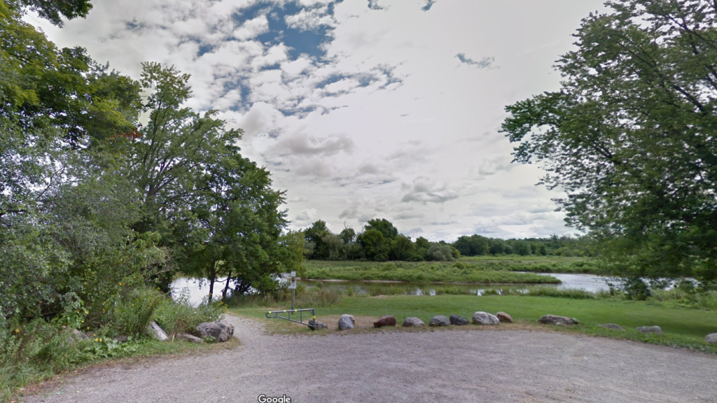 Many trails along the Grand River, like the Walter Bean Trail, don't have proper infrastructure to prevent flooding. // Google Maps.