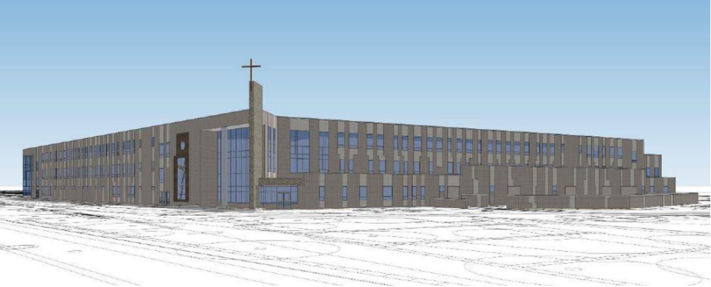 Kitchener Council Approves New Catholic School   SCHOOL DESIGN 1024x414 