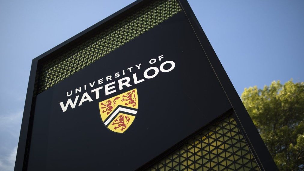 A University of Waterloo sign is shown in Waterloo, Ont., Wednesday, June 28, 2023. THE CANADIAN PRESS/Nick Iwanyshyn.