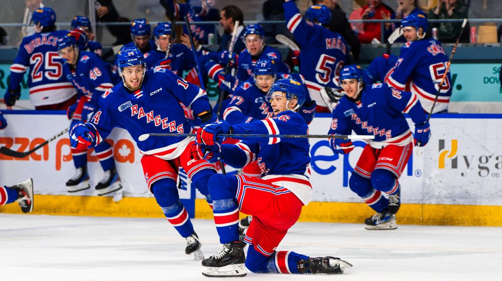 Rangers come back to beat Knights in overtime