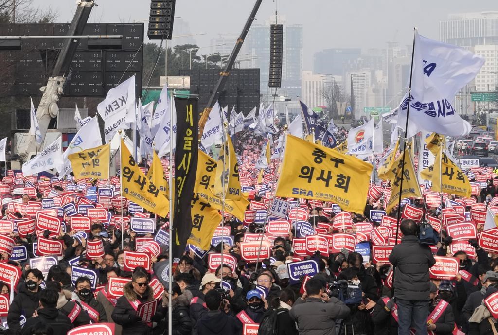South Korean doctors hold massive anti-government rally over medical school recruitment plan