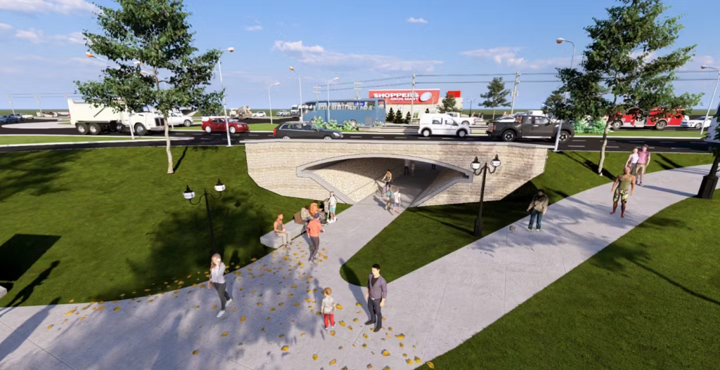 Date set for public to have their say about pedestrian underpass at Franklin/Saginaw