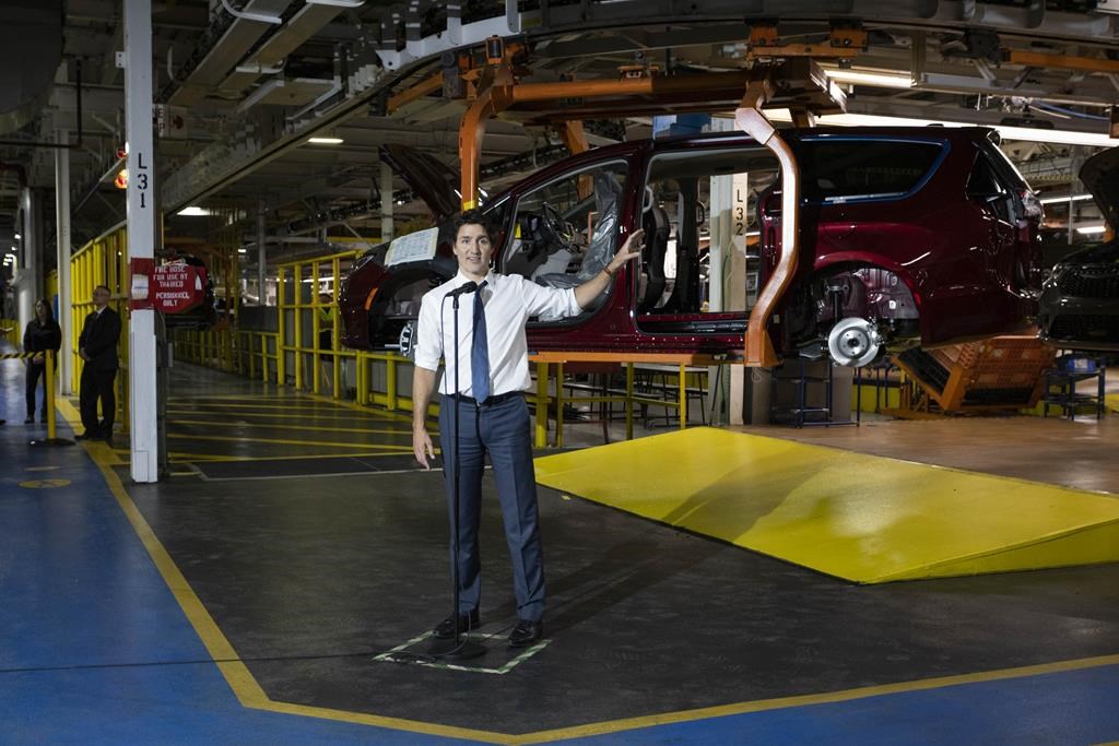 Trudeau says he will help keep jobs local for EV projects