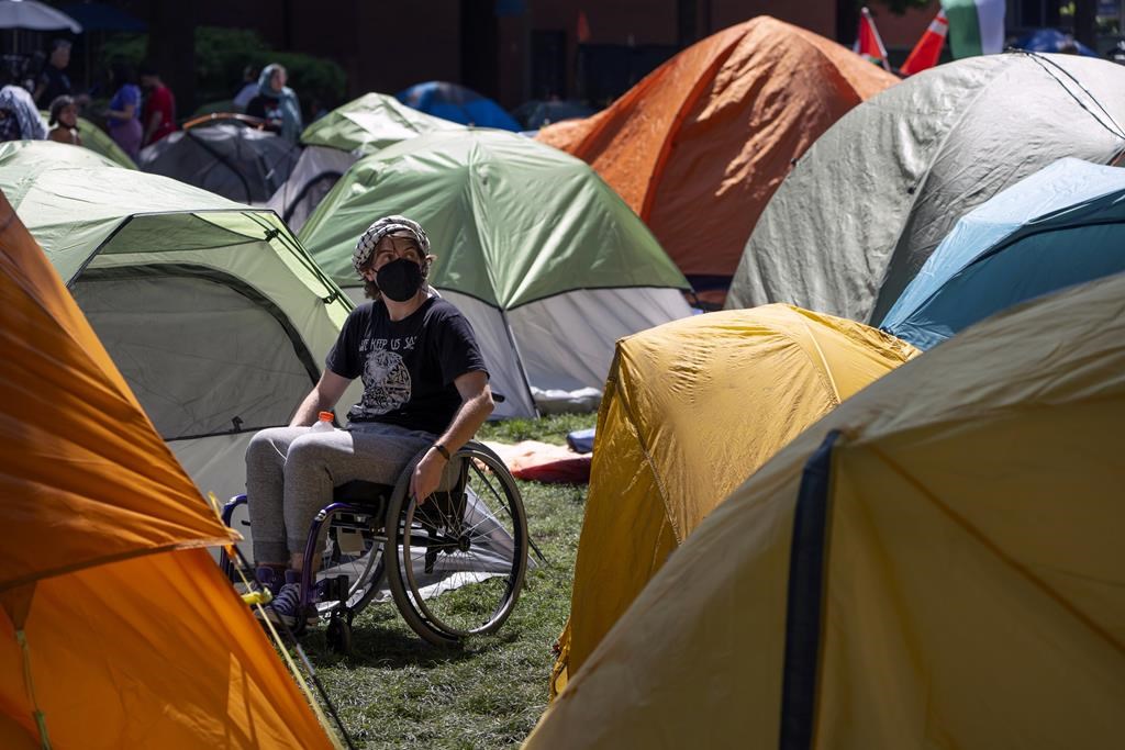 Colleges across US seek to clear protest encampments by force or ultimatum as commencements approach