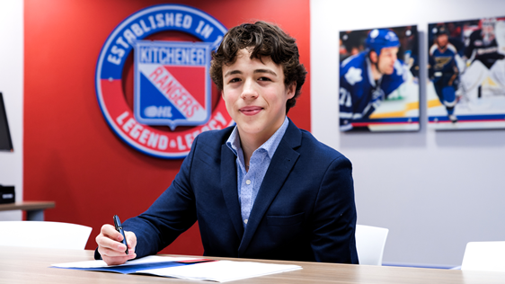 Rangers sign first-round pick from 2024 OHL Priority Selection