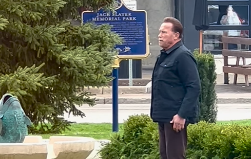 Schwarzenegger spotted in Elora for film production this week