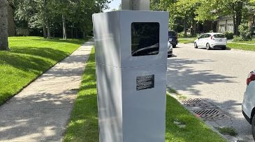 Guelph’s automated speed enforcement cameras lowered driver's speed by 20 percent where they are located. (Photo Courtesy of City of Guelph.)