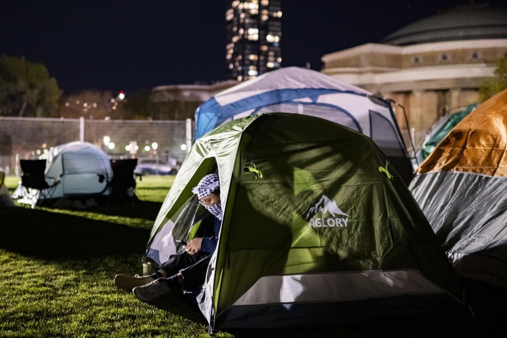 Pro-Palestine encampment remains at University of Toronto despite safety concerns