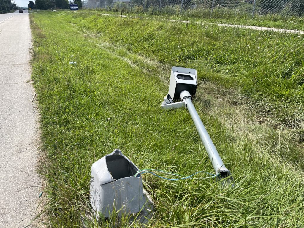 Speed camera in Wilmot Township taken down for fourth time