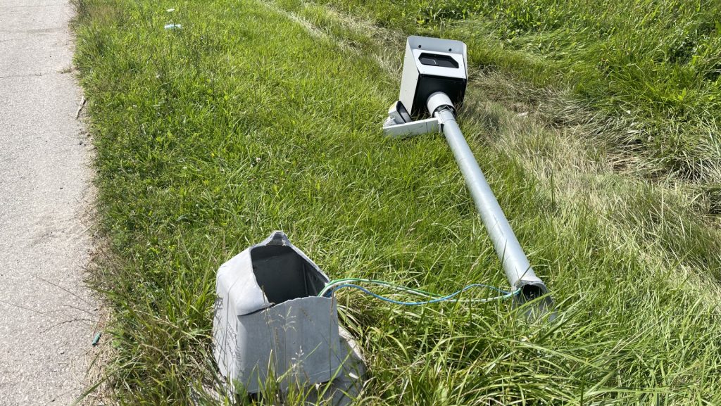 Speed camera in Wilmot Township taken down for a fourth time
