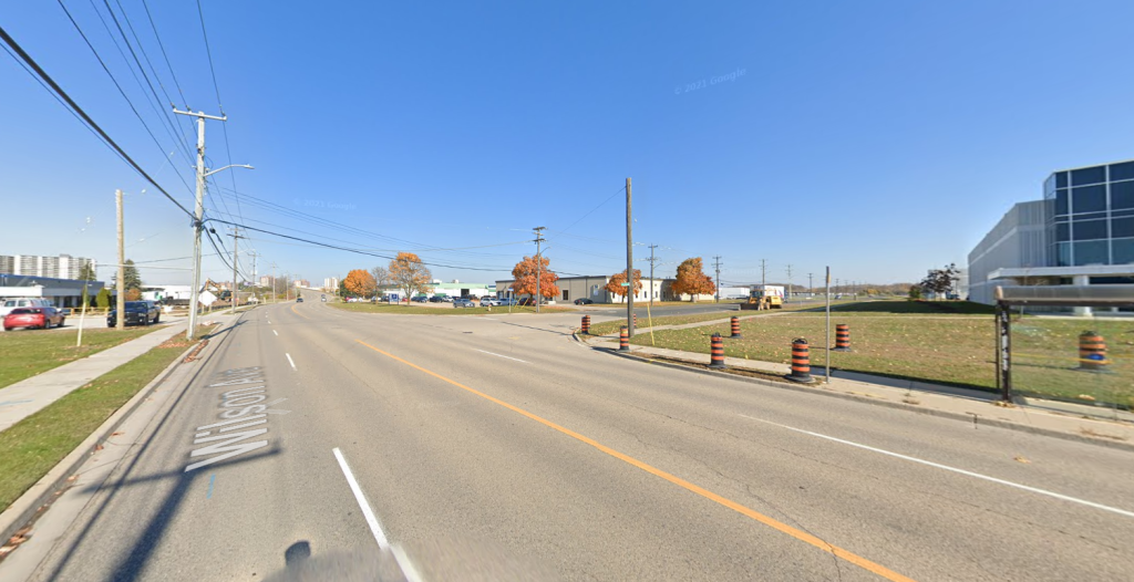 Construction closes intersection of Wilson Avenue, Goodrich Drive in Kitchener