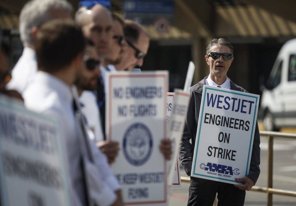 "Full resumption of operations will take time" after reaching tentative deal: WestJet