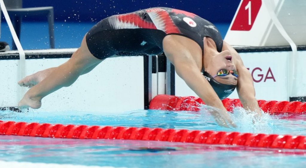 Canadian Kylie Masse wins bronze in women's 200m backstroke