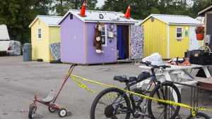 A general view of the "A Better Tent City