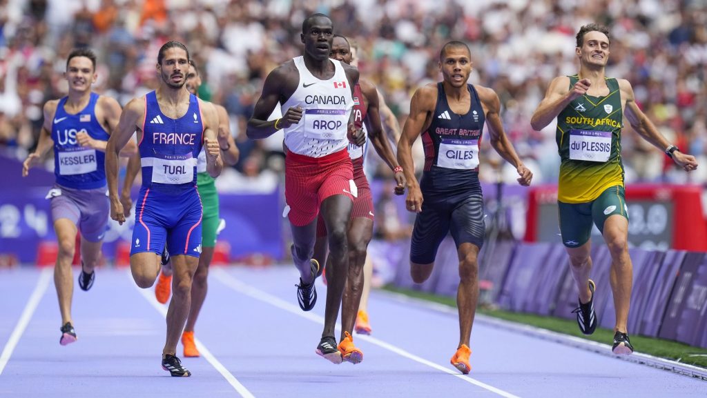 Canada's Arop, 4x400-m relay team qualify for finals