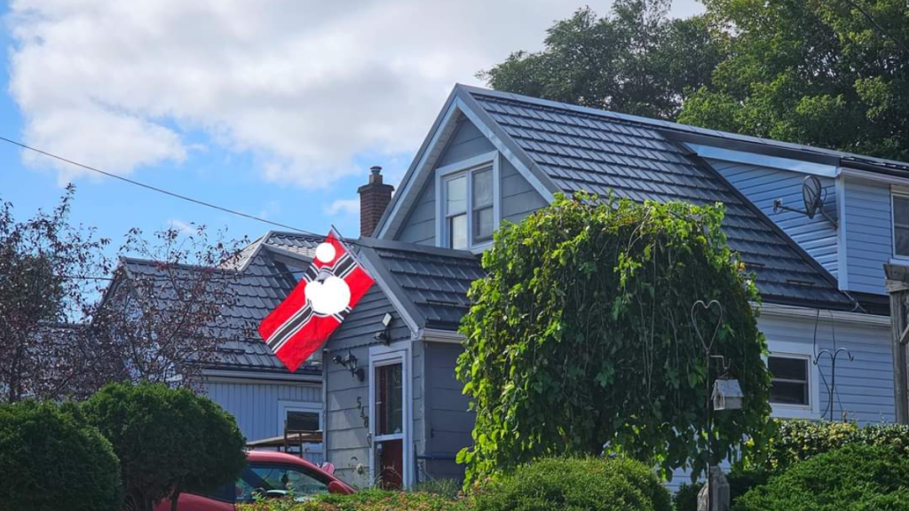 Nazi flag kitchener ontario Rabbi