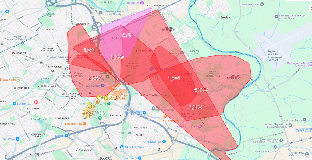 Enova Power outage map. (Enova Power)