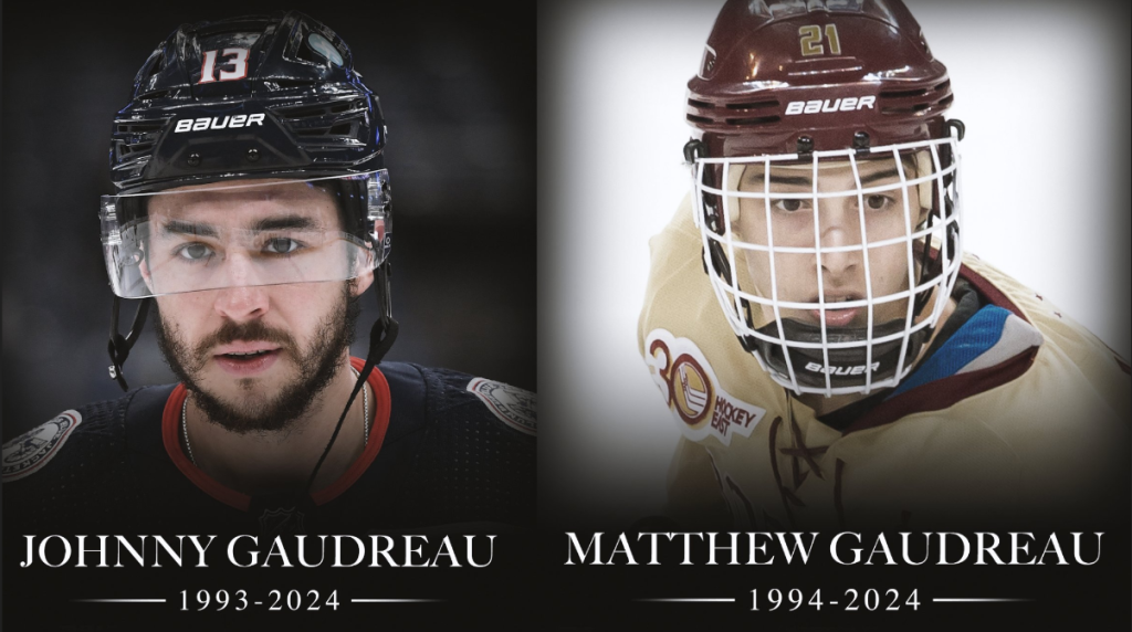 NHL's Johnny Gaudreau, brother Matthew killed by suspected drunk driver in N.J.