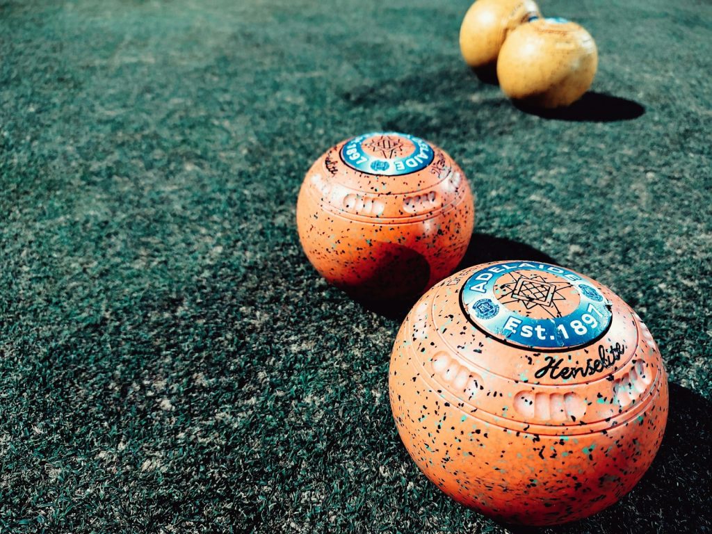 a group of balls on a pool table