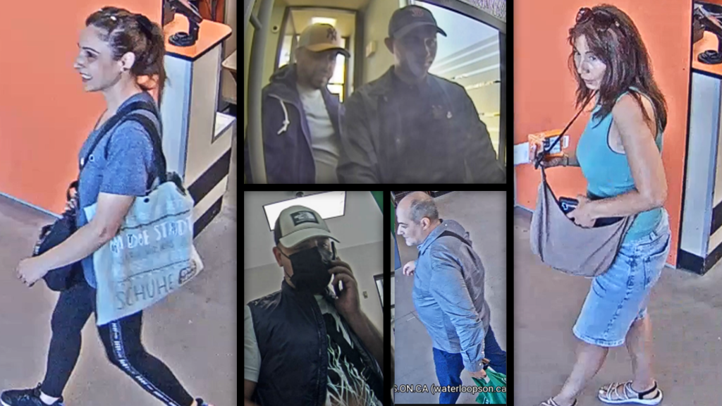 Police looking for 6 people connected to multiple thefts across the region