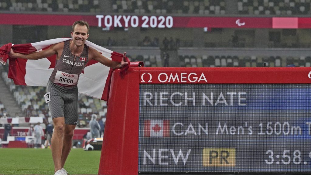 Canada's Nate Riech takes Paralympic silver medal in 1,500 metres