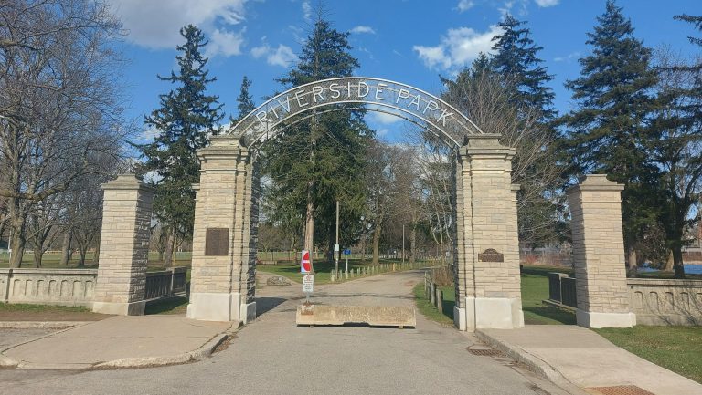 Riverside Park in Cambridge is a popular destination for events. (Justine Fraser/ 570 NewsRadio Kitchener.)