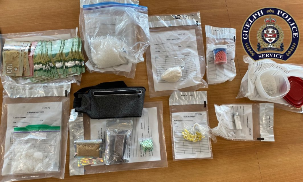 Three charged in Guelph trafficking bust, $22K in drugs seized