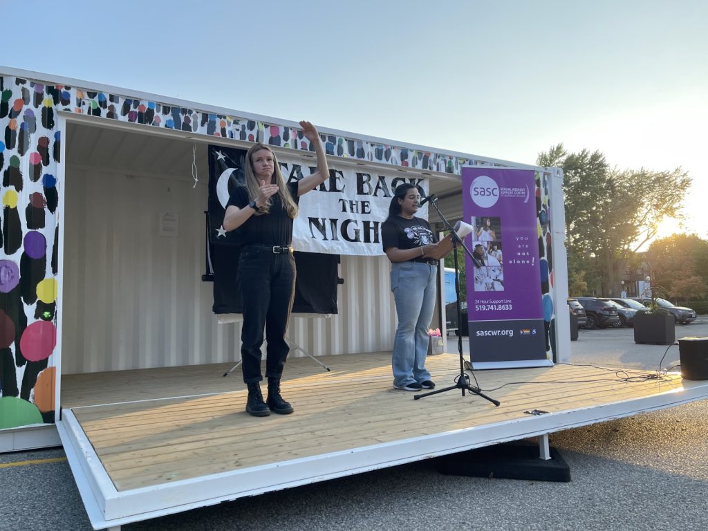 Rally against gender-based violence held in downtown Kitchener