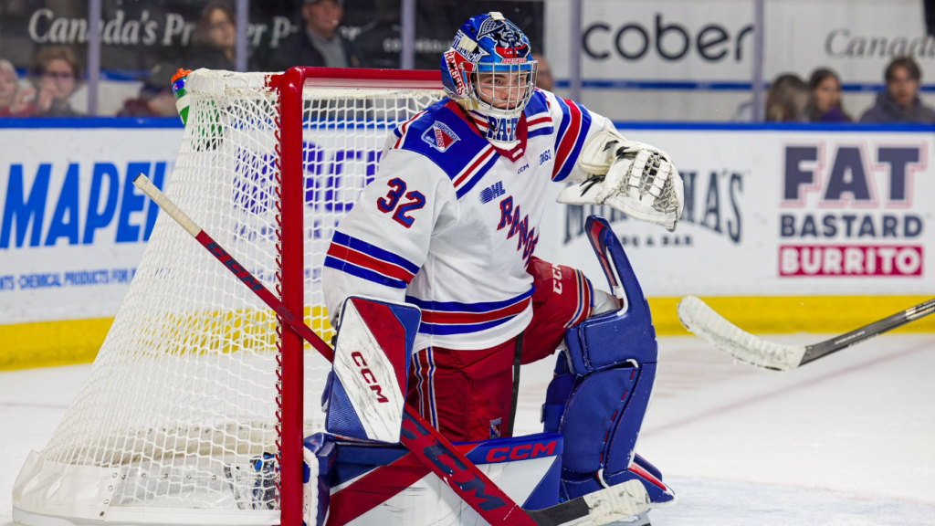 kitchener rangers goalie jackson parsons