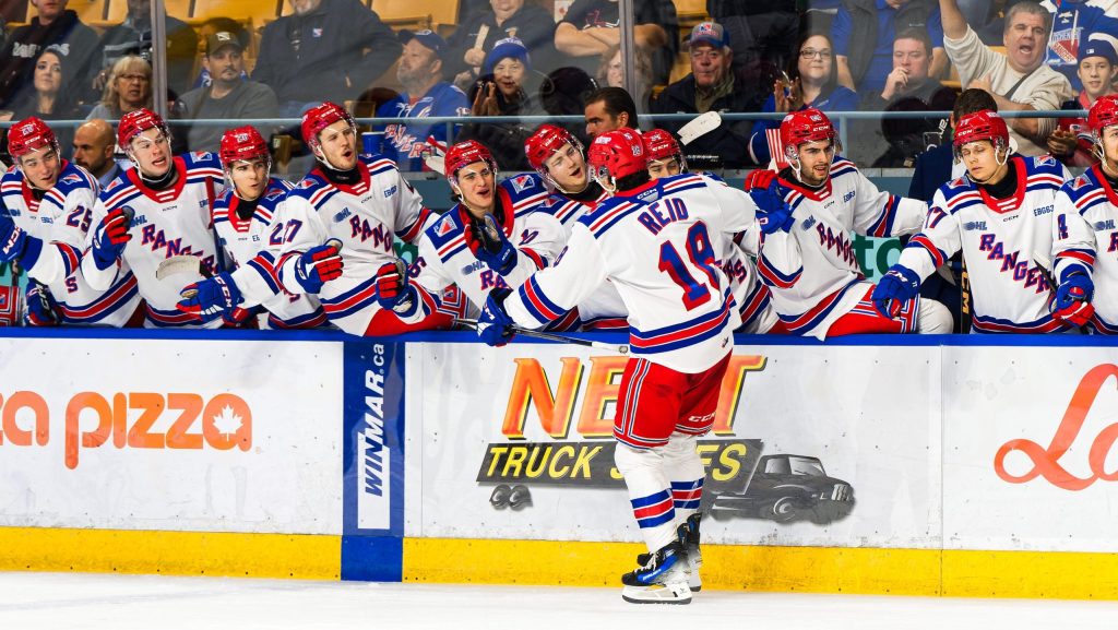 The Kitchener Rangers are celebrating a big weekend, with their first point of the season on Friday, first win of the season on Saturday and their first home game win of the season on Sunday night.