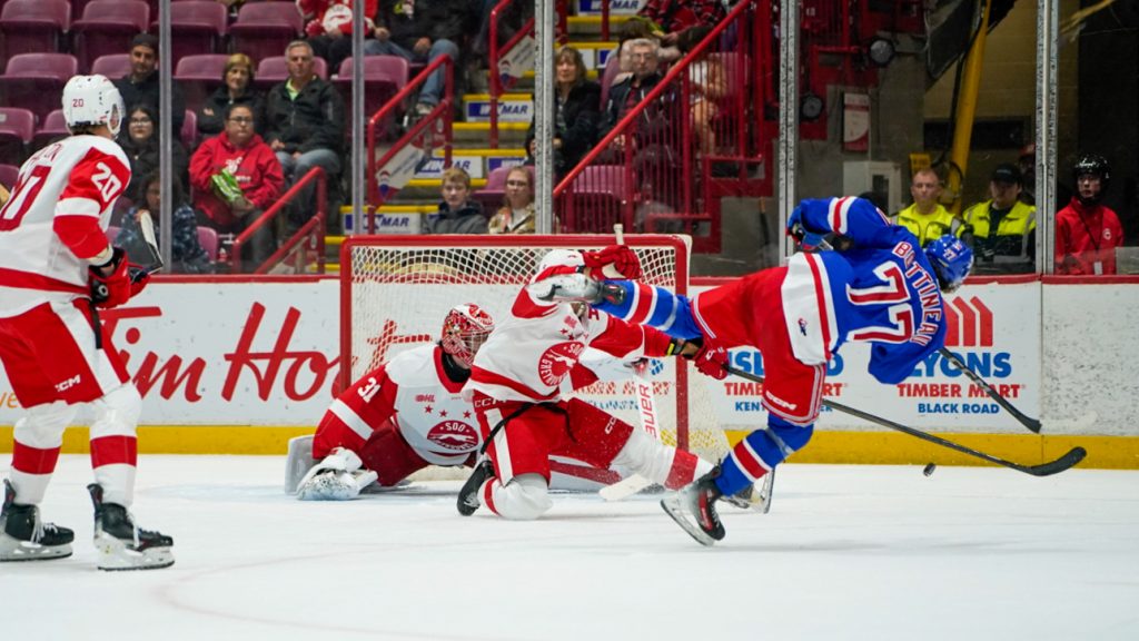 Kitchener Rangers fall to Soo Greyhounds in Western Conference shootout