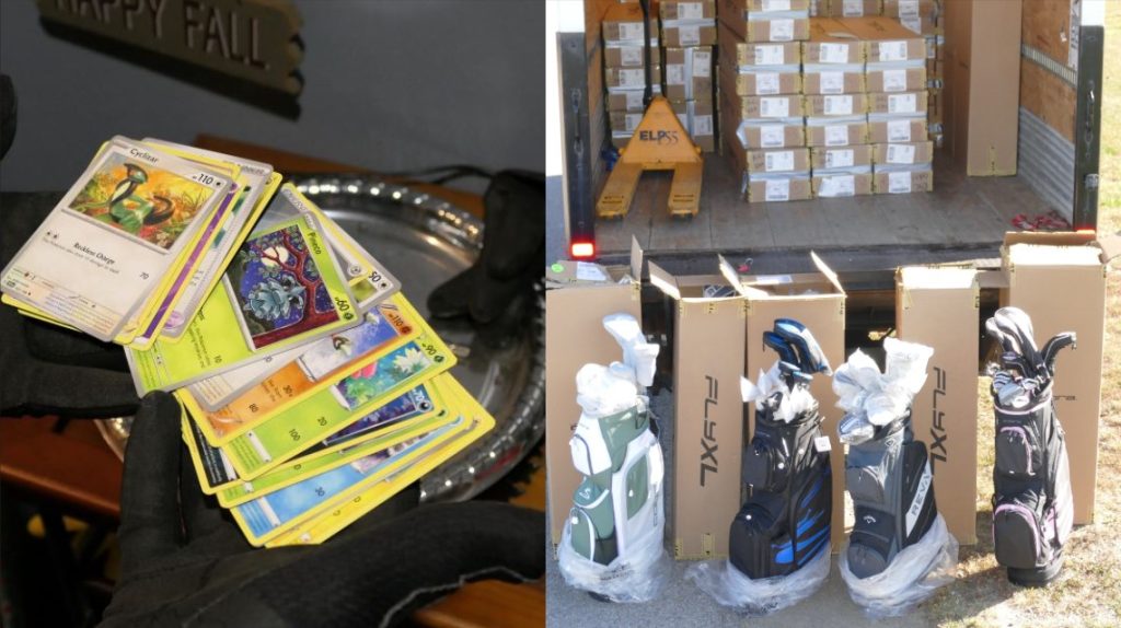 Thousands of dollars in stolen Pokémon cards, golf carts and golf clubs recovered across Ontario