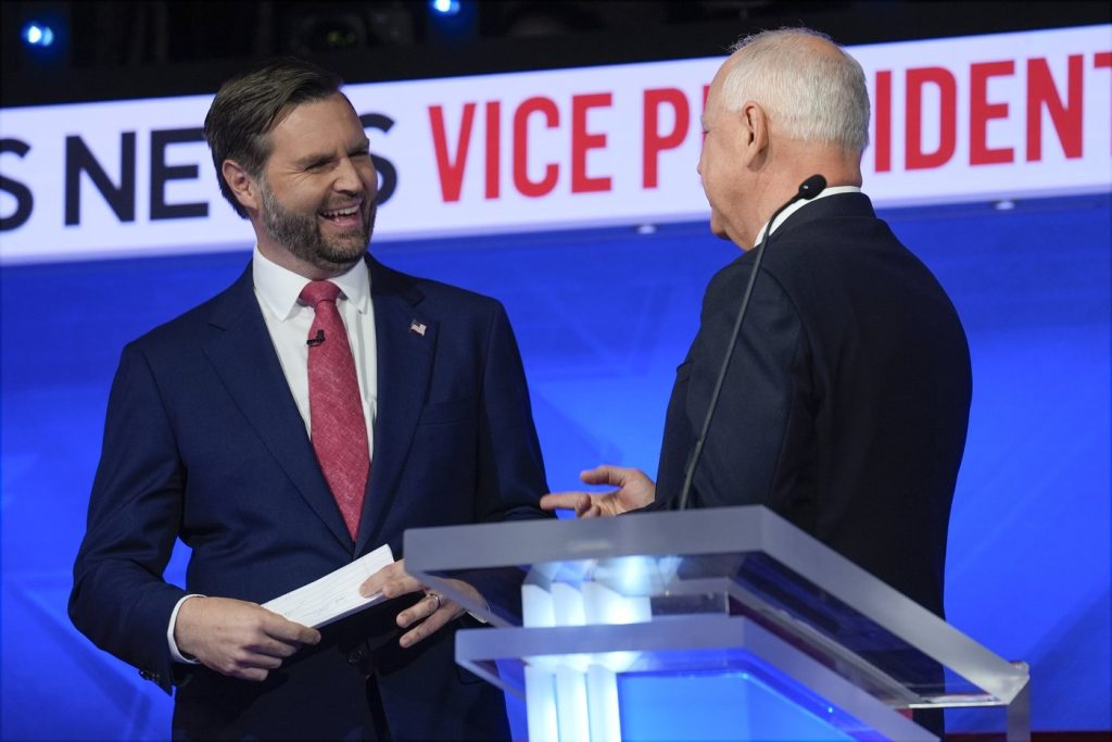 Walz and Vance go in depth on policy while attacking each other’s running mates in VP debate