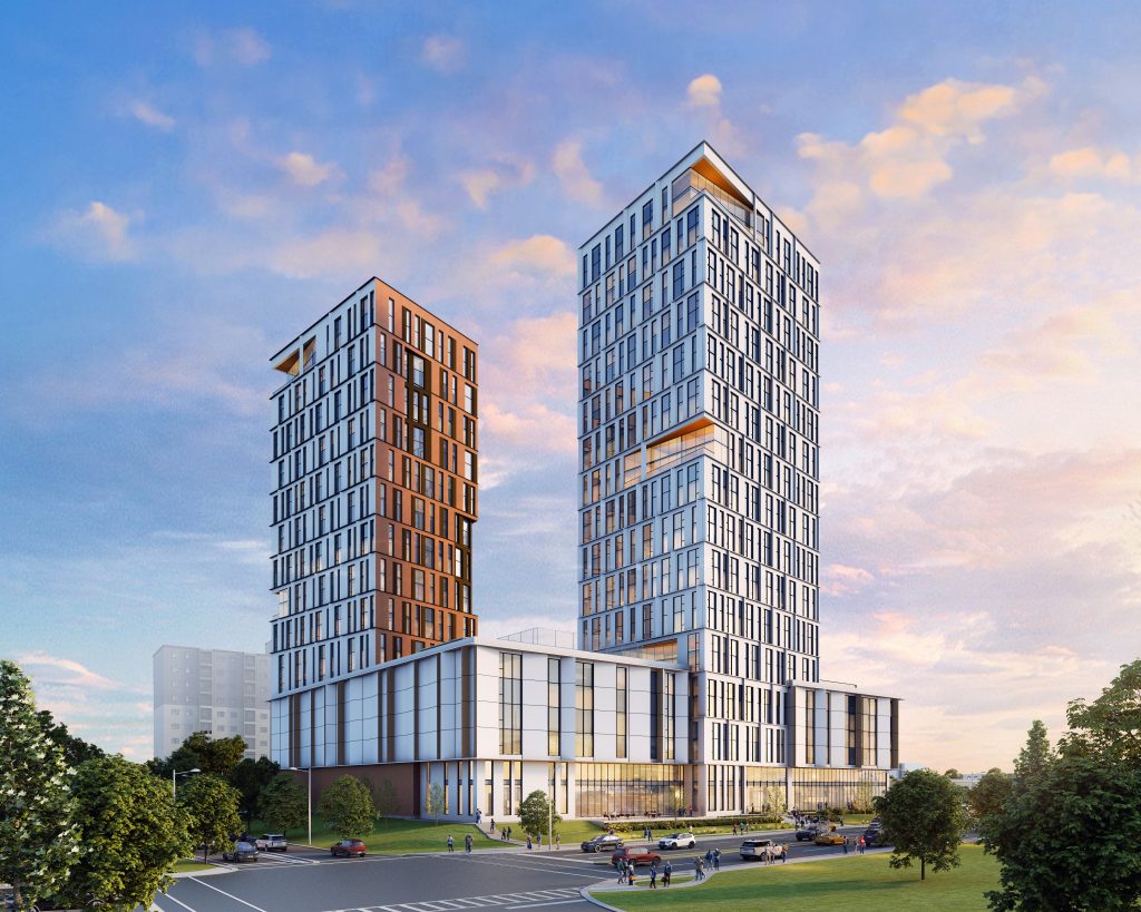 Trio of proposed high-rise towers could bring nearly 1,000 units of housing to Kitchener