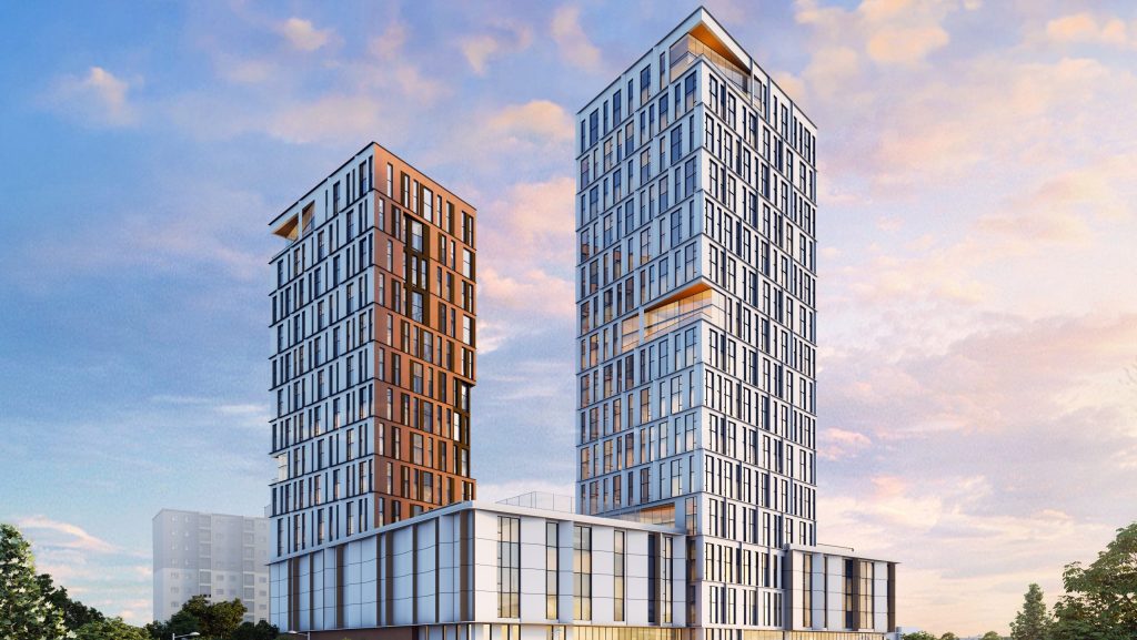 Trio of proposed high-rise towers could bring nearly 1,000 units of housing to Kitchener