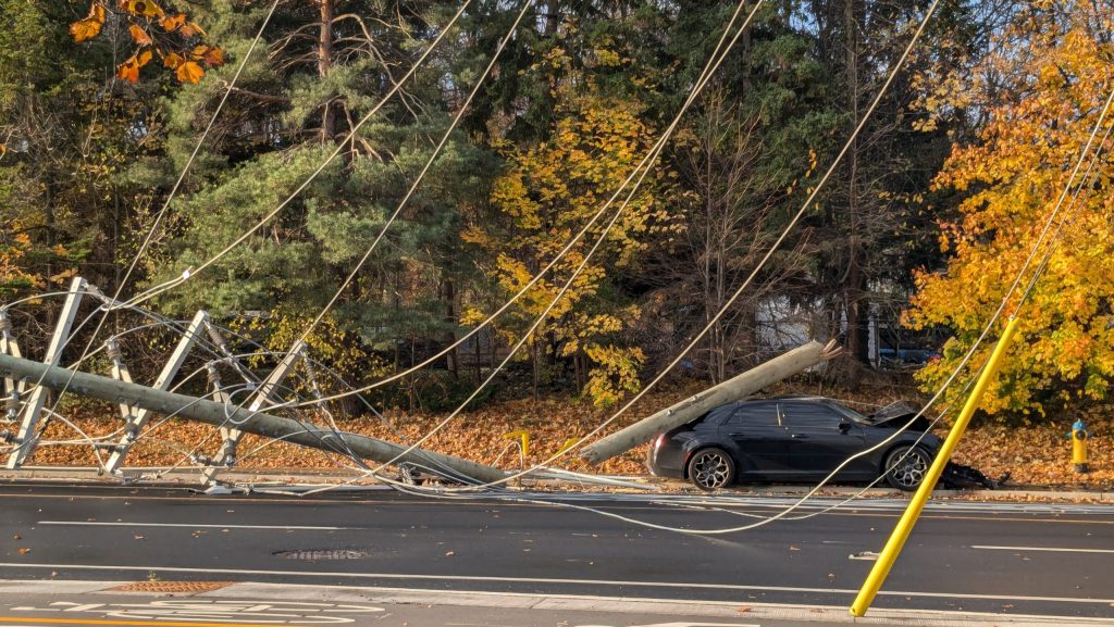 Crash closes portion of Weber in Waterloo, power outage resolved