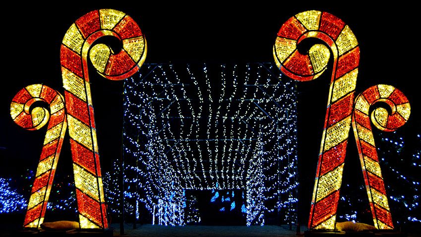 Previous display at Gift of Lights. (Courtesy of Bingemans.)