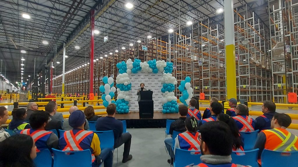 Amazon Fulfilment Centre in Cambridge officially open, hiring 1,000 associates in 2025